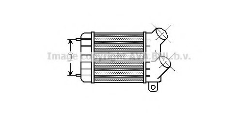 PRASCO RT4124 Intercooler, charger